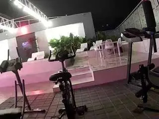 Camsoda Best live sex cam show of voyeurcam-casa-salsa-gym-bike