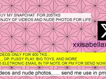 Chaturbate Free Live Porn of xxisabelaxxx