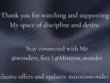 Chaturbate Live Sex of wonders_feet