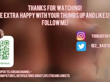 Chaturbate Watch Live Sex Cams of 2badforyou