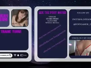 Chaturbate Adult Webcam of foxy_gamer