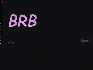 Chaturbate Best live sex cam show of lilyrose1_