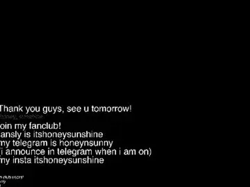 Chaturbate Live Sex of honey_sunshine
